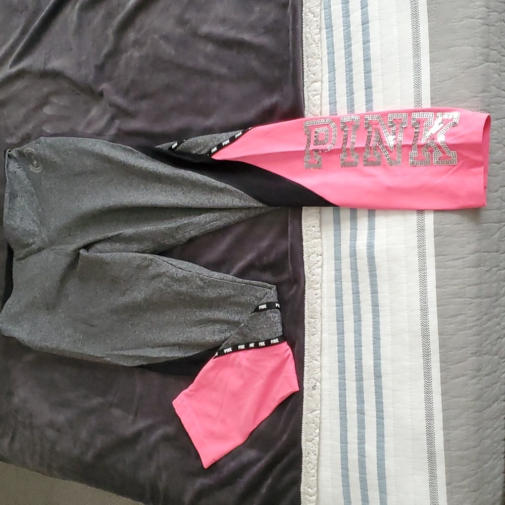 Pink Leg Bling Stretch pants